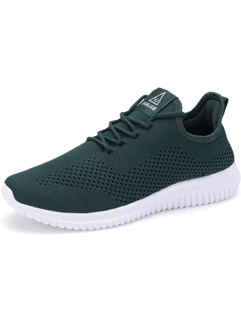 Men's Dark Green Ultra Lightweight Breathable Non Slip Athletic Fashion Sneaker